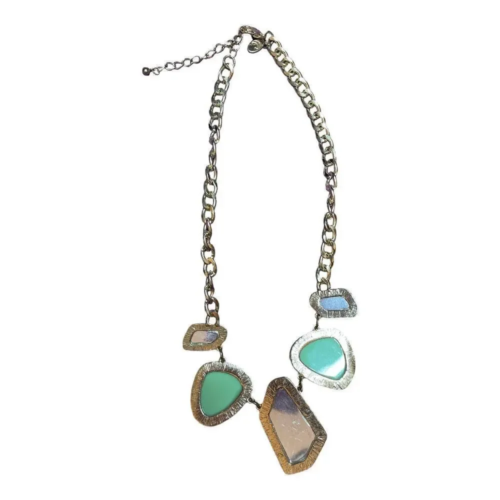 Green Stone Gold Necklace Women's Jewelry 9